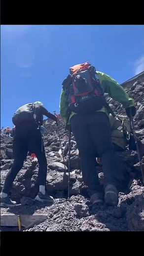 山小屋に泊まらずに富士山に登る② #富士山 #登山初心者 #富士登山