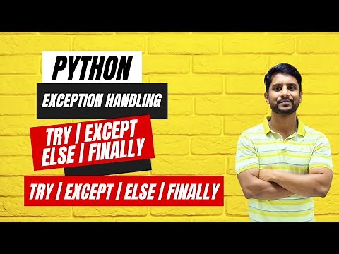 Python Exception Handling Keywords | Try | Except | Else | Finally | In Hindi