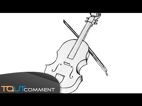 Draw a violin / Draw a violin easily