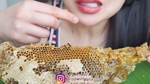 243K views · 292 shares | ASMR FRESH RAW HONEYCOMB ON A STICK (SOFT STICKY EATING SOUNDS) NO TALKING - SAS-ASMR | ASMR For You | Facebook