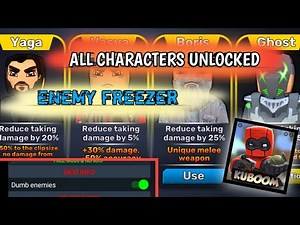 Kuboom mod apk unlimited money 💸// Kuboom hacked version all characters unlocked (In hindi)