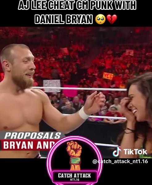 AJ LEE CHEAT CM PUNK WITH DANIEL BRYAN 🥺💔 #ajlee #ajleewwe #danielbryan #cmpunk #cmpunkwwe #danielbryanwwe