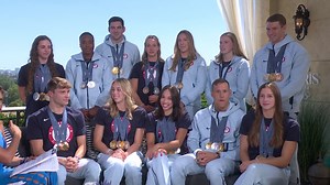Team USA swimmers talk to TODAY about wins at 2024 Olympics