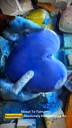 Color Dust Explosion 🌈✨ Most Satisfying Crush Ever! #DreamFlow