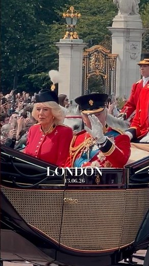 KING CHARLES & QUEEN CAMILLA Ride in Carriage to Horse Guards Parade | Trooping the Colour 2026