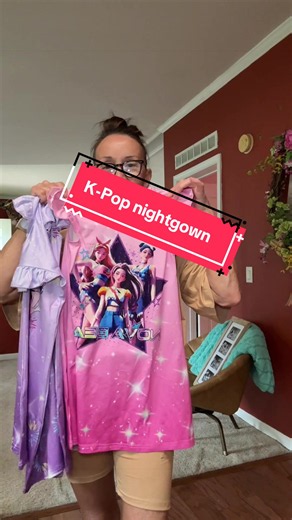 If you have a K-Pop girl in your life run and get them these cute nightgowns! Amazing quality,true to size! #kpop #kpopnightgown #summermusthaves #girlythings #tiktokshopmemorialday
