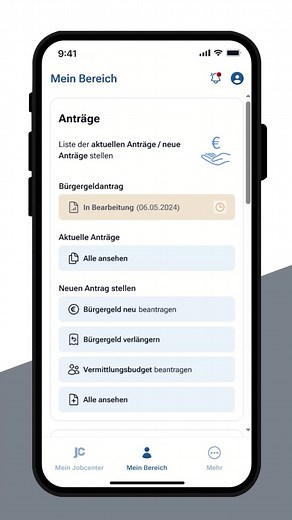 📱 Die Jobcenter-App ist da! Ab sofort können Anliegen rund um dein Jobcenter jederzeit und überall erledigt werden – einfach über die Jobcenter-App. Alle Infos: https://www.arbeitsagentur.de/apps/jobcenter-app Download Apple App Store: https://apps.apple.com/de/app/jobcenter-app/id6736746435 Download Google Play Store: https://play.google.com/store/apps/details?id=de.arbeitsagentur.jobcenter&hl=de | Bundesagentur für Arbeit
