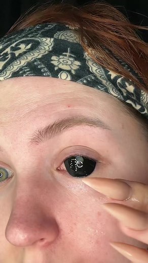 Struggling with Sclera Contacts | Makeup Vlog