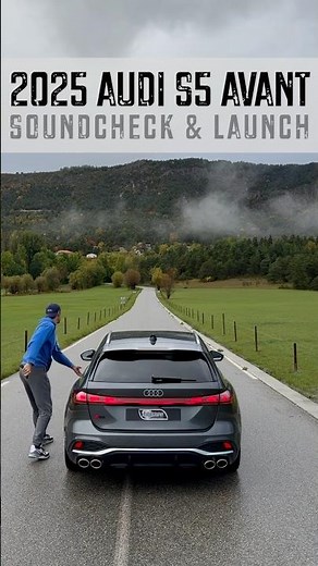 Launch control with the 2025 Audi S5 Avant | #audi #s5 #audis5