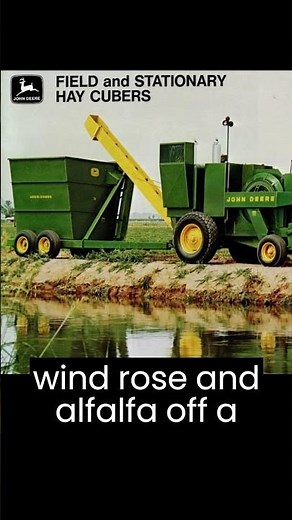 The John Deere Hay Cuber? #johndeere #johndeeretractor #grass