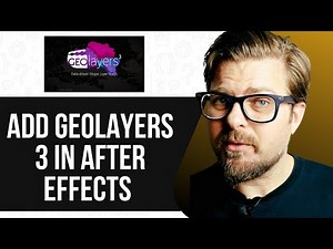 HOW TO ADD GEOLAYERS 3 IN AFTER EFFECTS 2025! (FULL GUIDE)