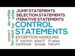 25 - Control Statements in Java (Hindi/Urdu)
