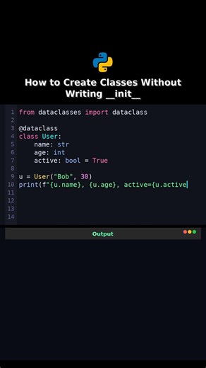 How to Create Classes Without Writing __init__ #python
