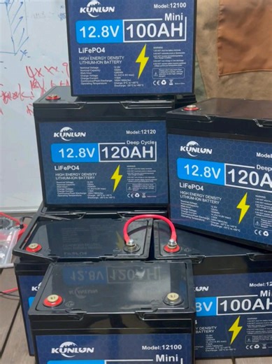 kunlun 12.8 volt lithium deep cycle battery #lithiumbattery #deepcycle #tiktokmademebuyit #summervibes☀️ #tiktokshopcreatorpicks
