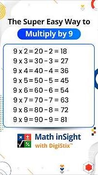 This Trick Makes Multiplying by 9 So Simple!