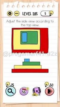 brain test game level 284-285#progamer #games #braintestsolution #shorts