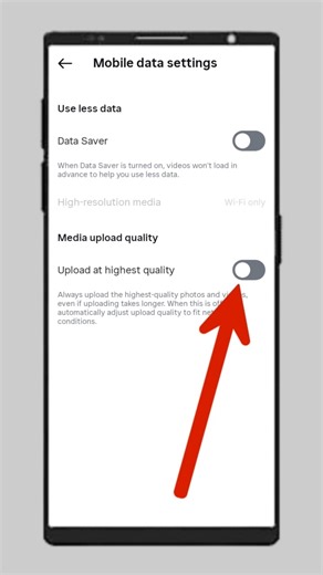 How to Upload High Quality Photos and Videos on Instagram // Instagram upload Settings #shorts