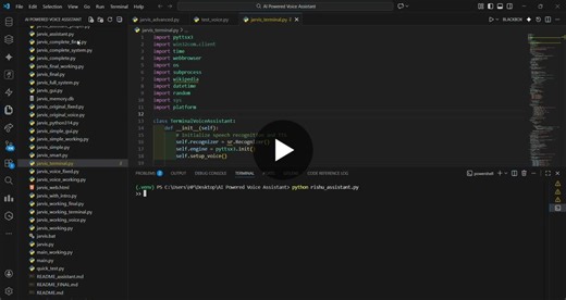 #python #voiceassistant #aiprojects #learningbybuilding #softwaredevelopment #studentdeveloper #techjourney | Rishu Kumar