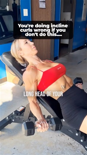 How to do an Incline Bicep Curl + Benefits. #biceps #naturalbodybuilding