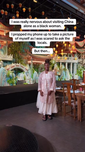 Maz + Mel | Travel Sister Content Creators on Instagram: "Visiting China as a black female solo traveller was definitely something I was very nervous about! This was my first time in China and you’ve heard all the stories where the Chinese locals will take pictures of black people or touch their hair and just do quite inappropriate things because they haven’t seen black people before. I was extremely nervous and so to minimise any of these things happening to me I tried my best to just keep myse