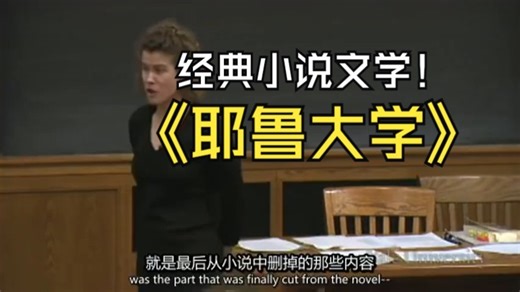 【26集全】耶鲁大学 # 非常有深度的经典美国小说公开课，值得所有B站同学收藏学习！学习完一个月词汇量突飞猛进，沉浸式英语学习提升--