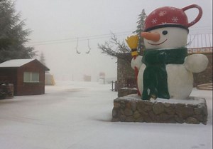 Winter is finally here: Temperatures drop, snowfall on Mt. Hermon