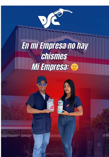 En mi Empresa no hay chismes 🤭🤣 Mi empresa: 🤭 #fyp #chisme #gasolinera #elsalvador #tiktoks #compañerosdetrabajo #trabajo