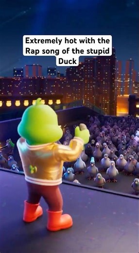 Extremely hot with the rap song of the stupid duck#pandaLoL #pandafail #viralvideoshorts #quackity