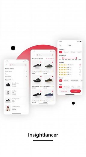 E-Commerce Mobile App Figma UI Kit | UI UX Design Resources | Figma Design | ECommerce App Project