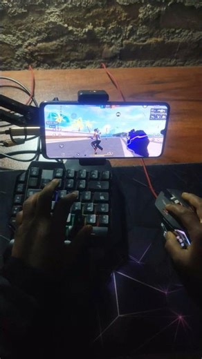 Free Fire Gaming keyboard mouse🖱️⌨️📲 Gameplay #mixpro #geekgamer #shorts #shortsviral #youtubeshorts