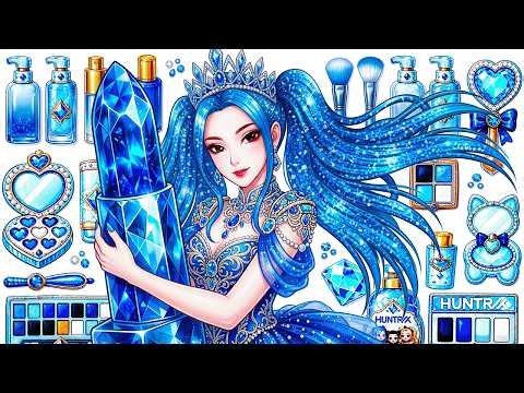 DIAMOND Mira Colorful Fashion Glow Up Skincare + Makeup💄KPOP DEMON HUNTERS