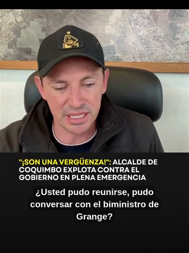 Alcalde Ali Manouchehri critica duramente al Gobierno por manejo del temporal