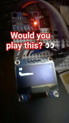 MPU6050 #arduino Snake Game 🎮 | ESP32 OLED Motion Control IC2 projects sensor fusion