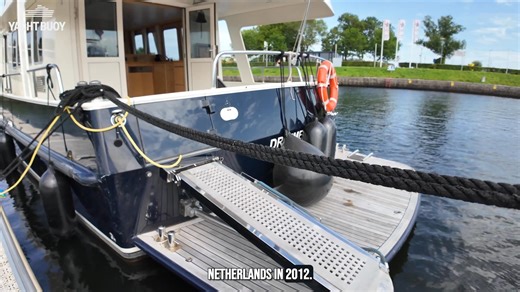Step aboard this Dutch-built steel trawler, built for serious offshore cruising. Twin IVECO diesels, DMS stabilisers, Kabola heating, 3,850L fuel capacity, and a full Furuno nav suite. Full walkthrough now live — link in bio/comments. | Yacht Buoy