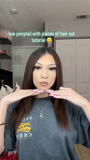 Low Ponytail Hairstyle Tutorial