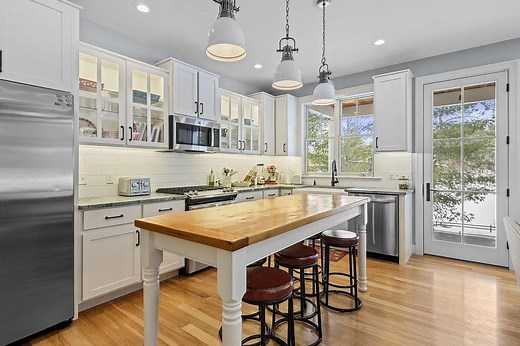 Handmade Reclaimed Wood Butcher Block Kitchen Island Counter - Etsy
