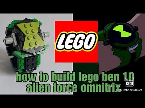 How to Build Lego Ben 10 alien force omnitrix