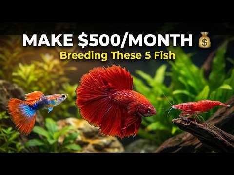 Top 5 Fish to Breed for PROFIT as a Beginner 💰🐟 Start Earning from Home | UnderWater Dynasty