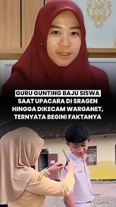 4.3M views · 10K reactions | Media sosial belakangan ini diramaikan dengan video seorang guru yang menggunting seragam seorang siswanya. Guru yang terekam dalam video itu adalah Anggrek Anggrayani, seorang pendidik yang mengajar mata pelajaran Seni Budaya dan PPKn di SMP PGRI 5 Sukodono, Kabupaten Sragen, Jawa Tengah. #viral #fyp #facebookviral #Guru #beritaviral #beritaterkini #fakta #Sragen #Jawatengah | Sapu Jagat Verse | Facebook