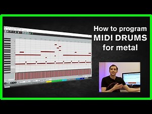 How to program MIDI drums for metal in Reaper - Download my template!