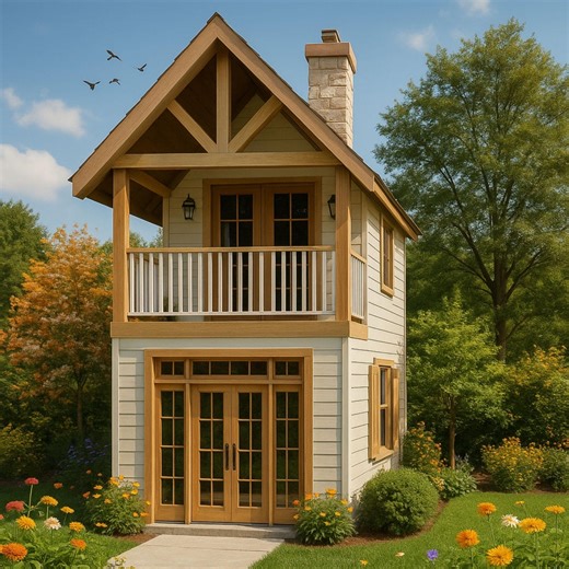 2-story Tiny House Plans, Modern Home Blueprint PDF - Etsy