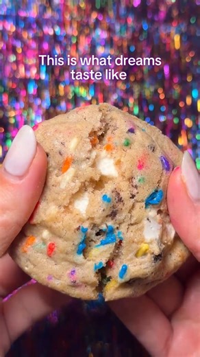 hey now, this is what dreams are made of 🌈 our Cookies 'N Cream got a magical upgrade to our Rainbow Dream Cookies 'N Cream, packed with rainbow sprinkles, chocolate sandwich cookies, fluffy marshmallows. order now! | Insomnia Cookies