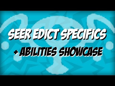 Seer Edict Specifics + Abilities Showcase | Rogue Lineage