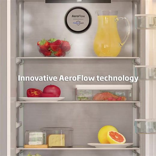 Nature provides us every day with gentle protection, and Beko's Innovative AeroFlow technology takes its inspiration right from Nature herself. AeroFlow technology provides gentle cold air distribution for lasting freshness, and the result is that your food stays fresh for longer! #AeroFlow #LiveLikeAPro #Fridge #Beko #Fresh #Fruit #Vegetable | Beko