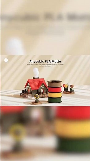 Elevate your 3D printing aesthetics with Anycubic PLA Matte!