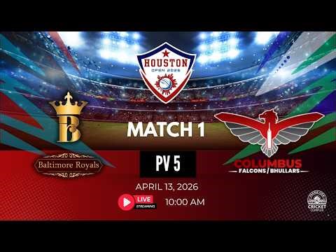 Pv5 - G1 - Baltimore Royals vs Columbus Falcons - Houston OPEN 2026