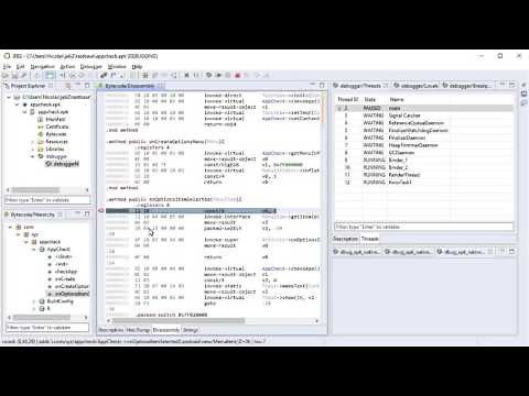 Debugging Android Dalvik and native code seamlessly with JEB