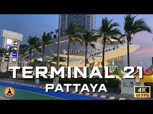 4K ► Terminal 21 Pattaya 🇹🇭 | The Must-Visit Shopping Mall in Pattaya