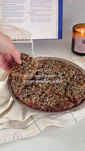 Delicious Seedy Sweet Potato & Ginger Cake Recipe