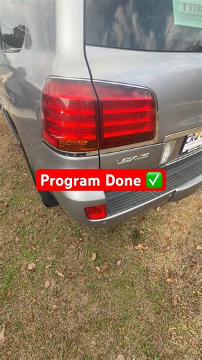 Lexus Lx570 Key Test after Program